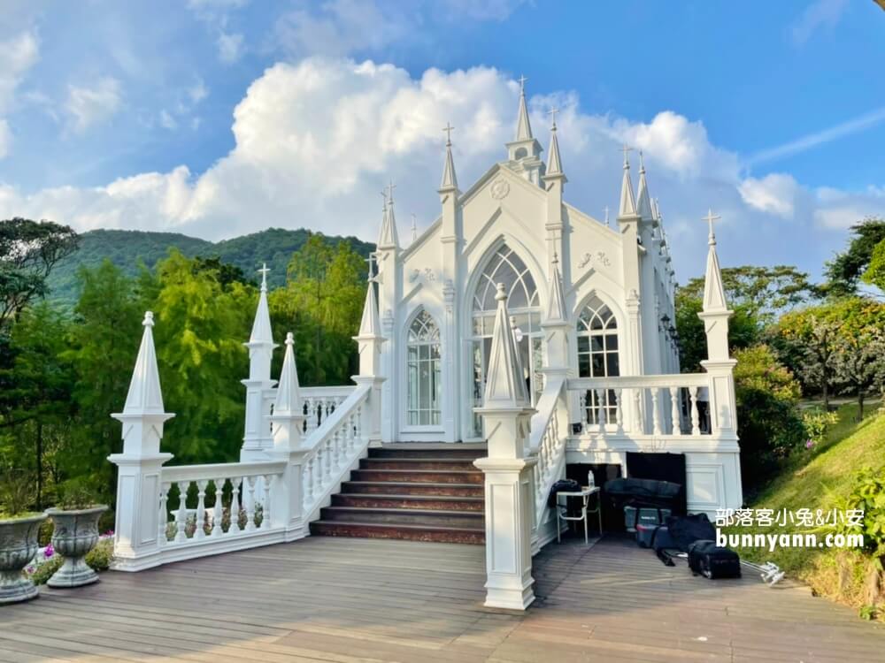 台北【真愛桃花源庭園餐廳】唯美歌德式教堂，烏克蘭愛情隧道(門票)