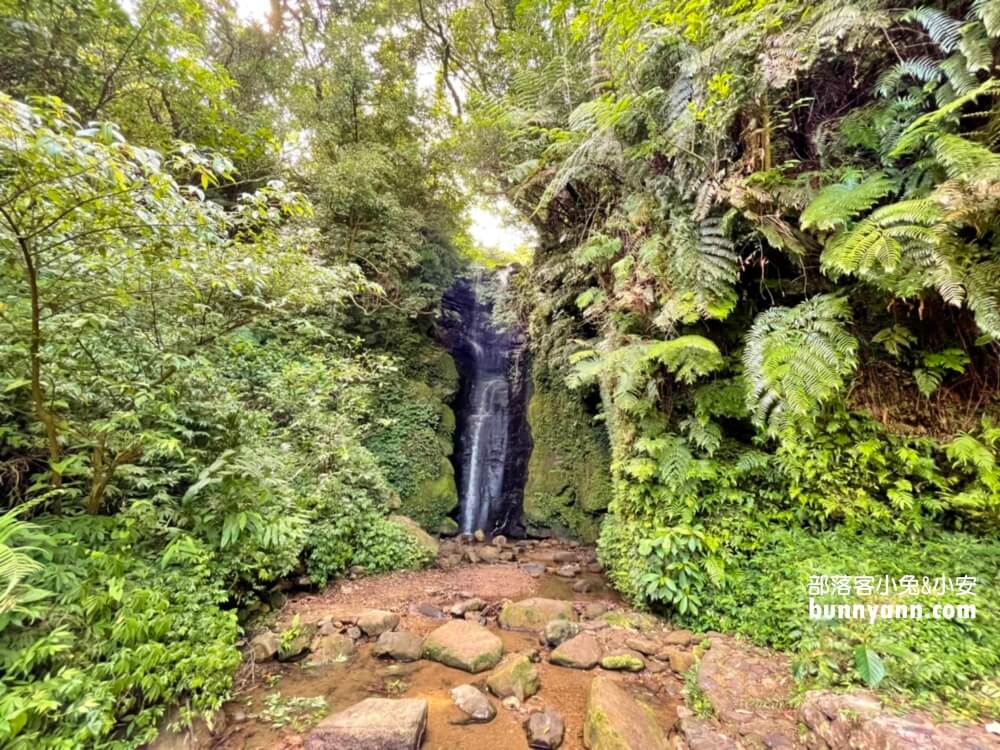 基隆七堵泰安瀑布，10分鐘賞山谷飛瀑，溪畔漫遊好愜意