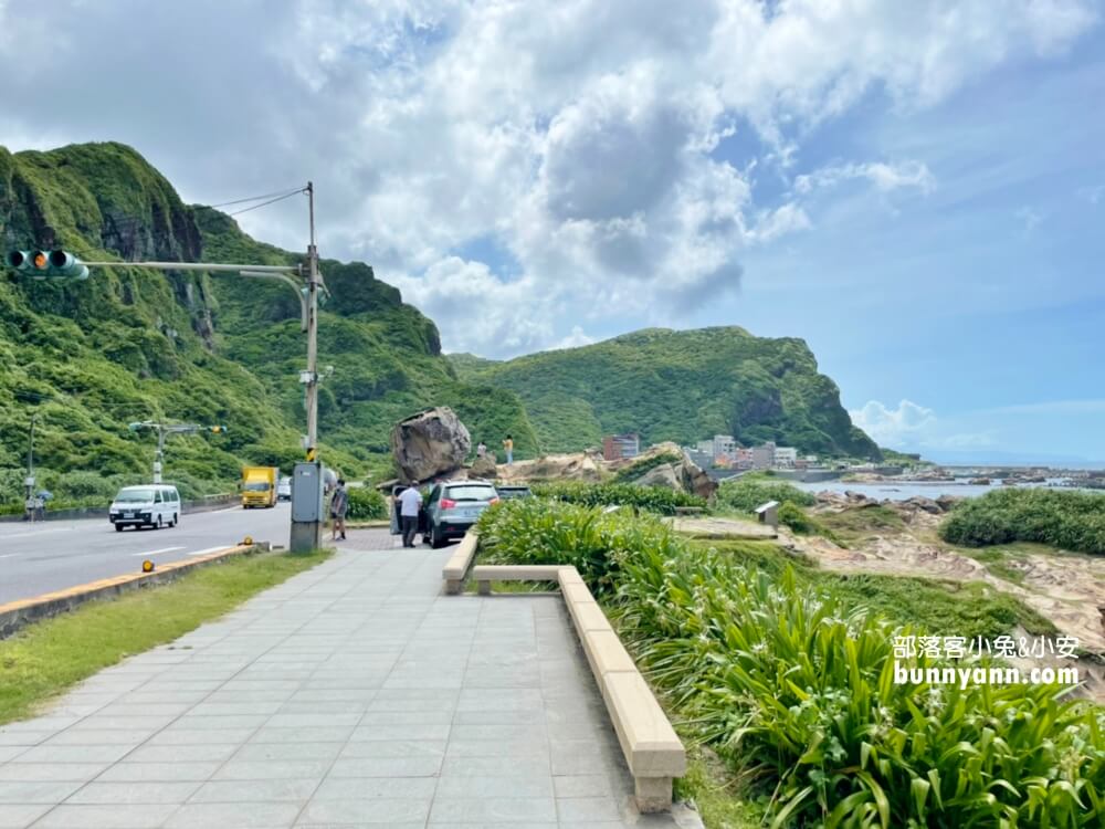 新北海岸景色【南雅奇岩】冰淇淋岩石，湛藍大海讓人拋開煩惱