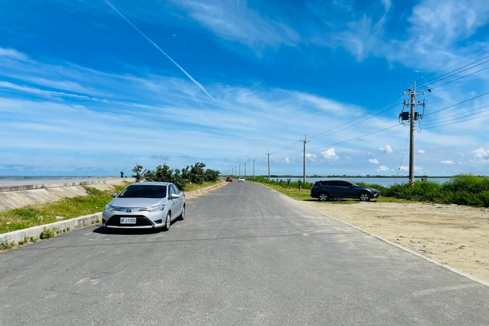 嘉義秘境白水湖壽島，海景第一排馬桶，美拍消失的島嶼和海潮馬路