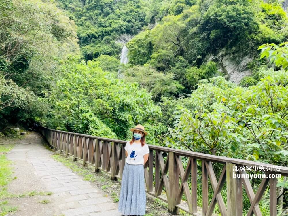 花蓮【南安瀑布】走一分鐘即可賞飛瀑，地點交通觀光指南