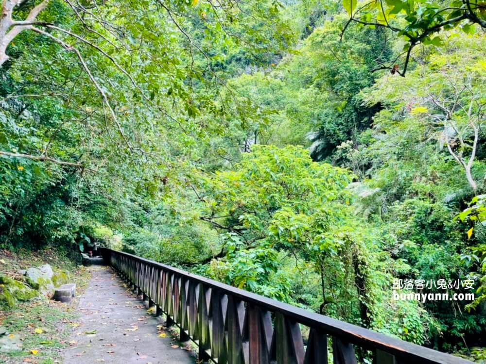 花蓮【南安瀑布】走一分鐘即可賞飛瀑，地點交通觀光指南