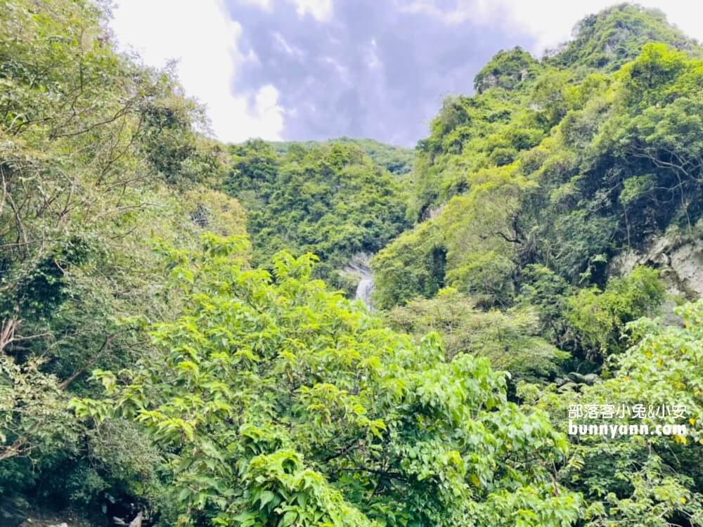 花蓮【南安瀑布】走一分鐘即可賞飛瀑，地點交通觀光指南