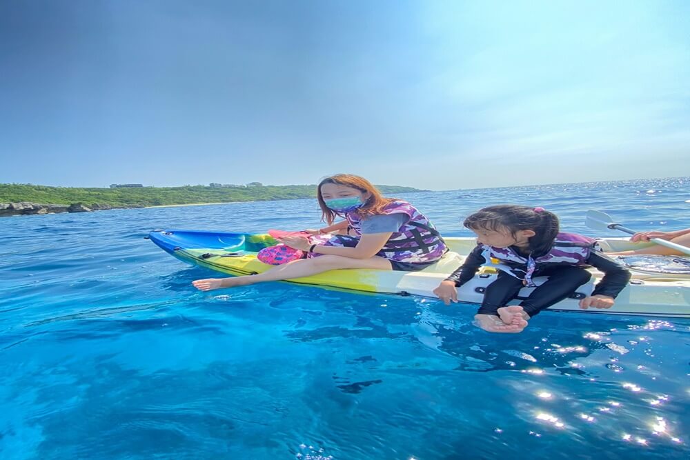 小琉球浮潛划獨木舟