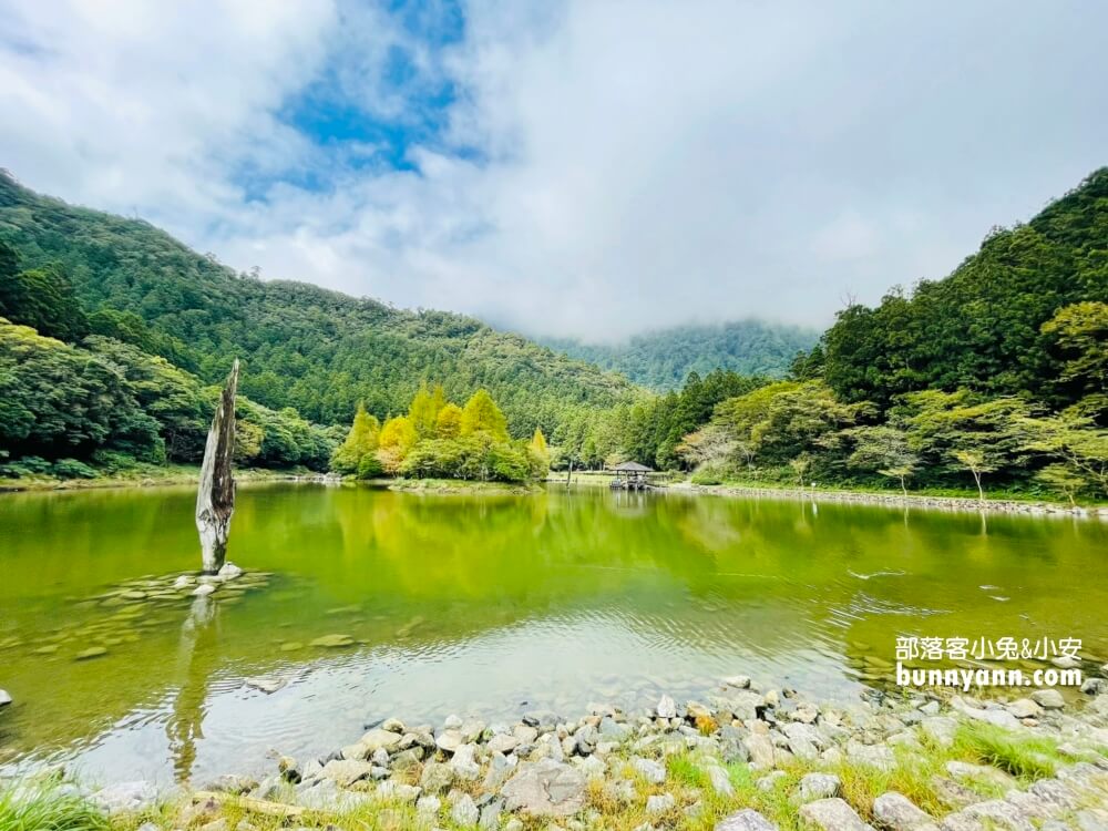 宜蘭明池森林遊樂區，明池一日遊這樣玩，美麗高山湖景好忘憂