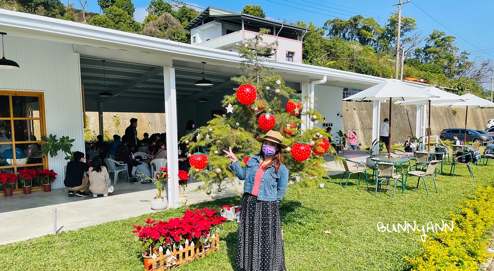 苗栗紅色琉璃瓦草莓園，草莓一斤價格曝光與開放時間