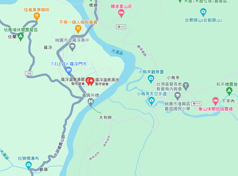 拉拉山【羅浮溫泉】免費泡腳池，美人溫泉戶外風呂老少都適宜(攻略)